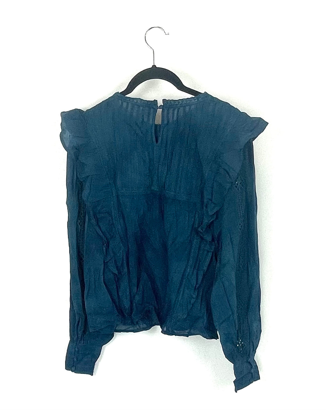 Allison New York Blue Blouse- Size Small