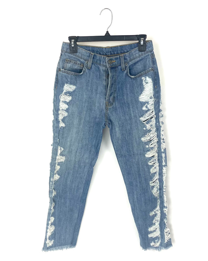 Caramar Distressed Boyfriend Jeans- 25 Waist