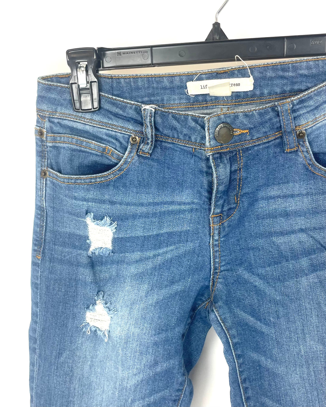 Life In Progress Rip Skinny Jeans- 26 Waist