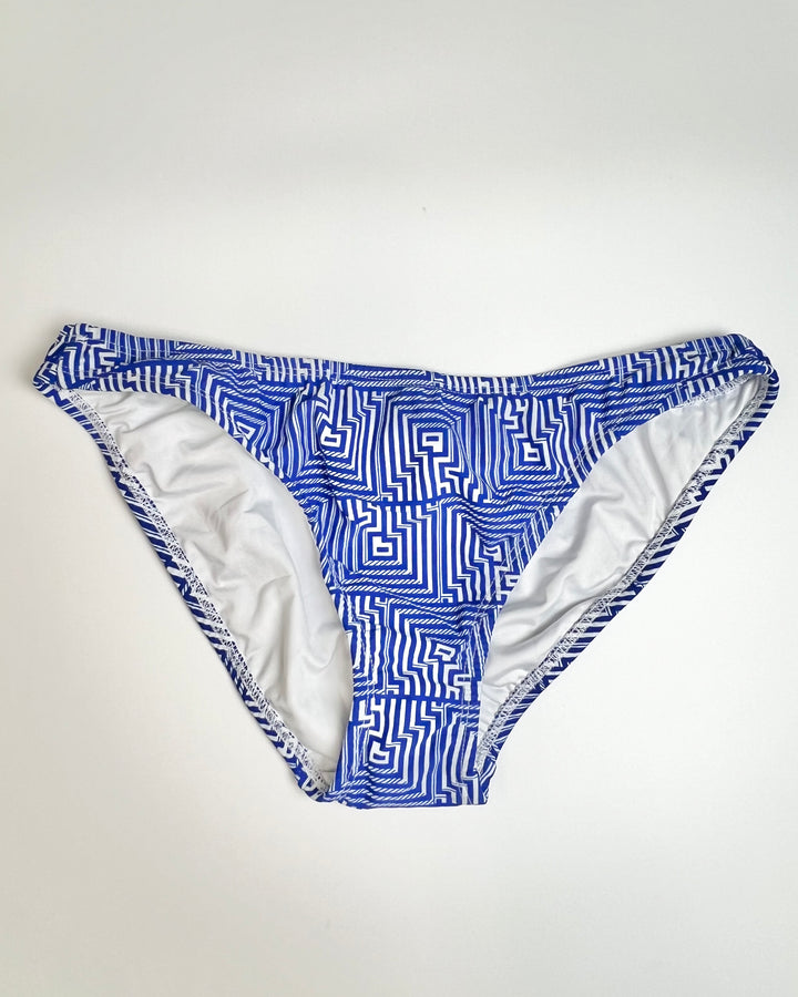 Royal Blue Abstract Swim Bottom - Small and Medium