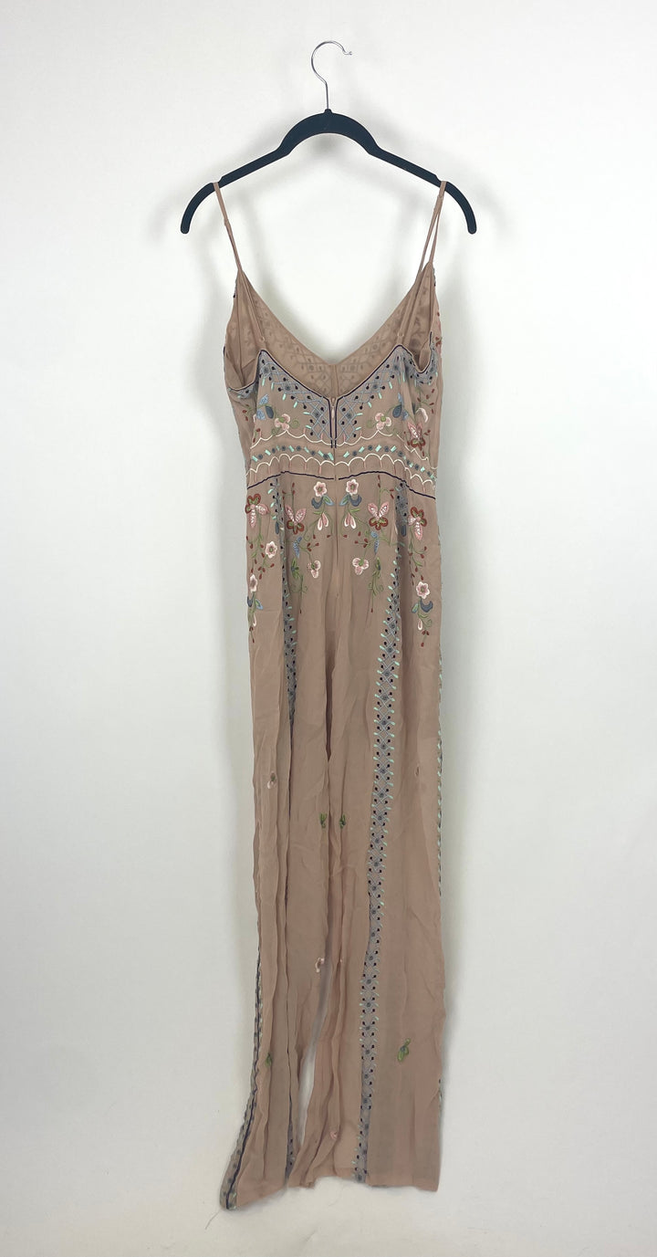 French Connection Beige Jumpsuit - Size 8