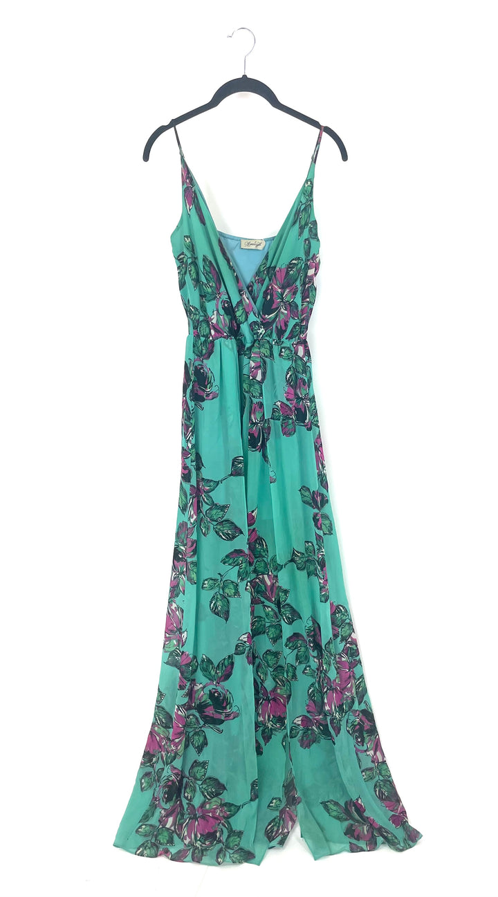 Avaleigh Teal Dress - Medium