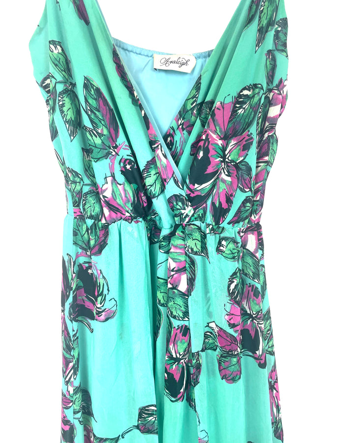 Avaleigh Teal Dress - Medium