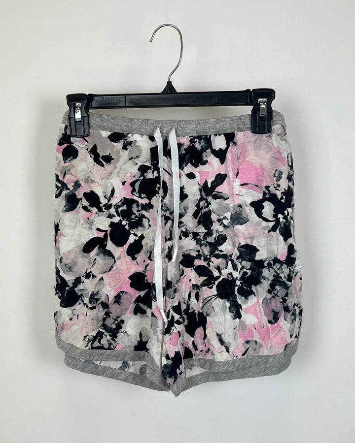 Floral Print Lounge Shorts - Medium