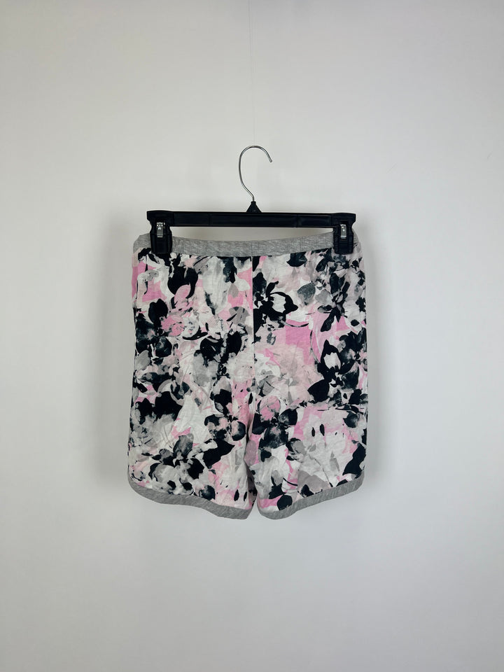 Floral Print Lounge Shorts - Medium