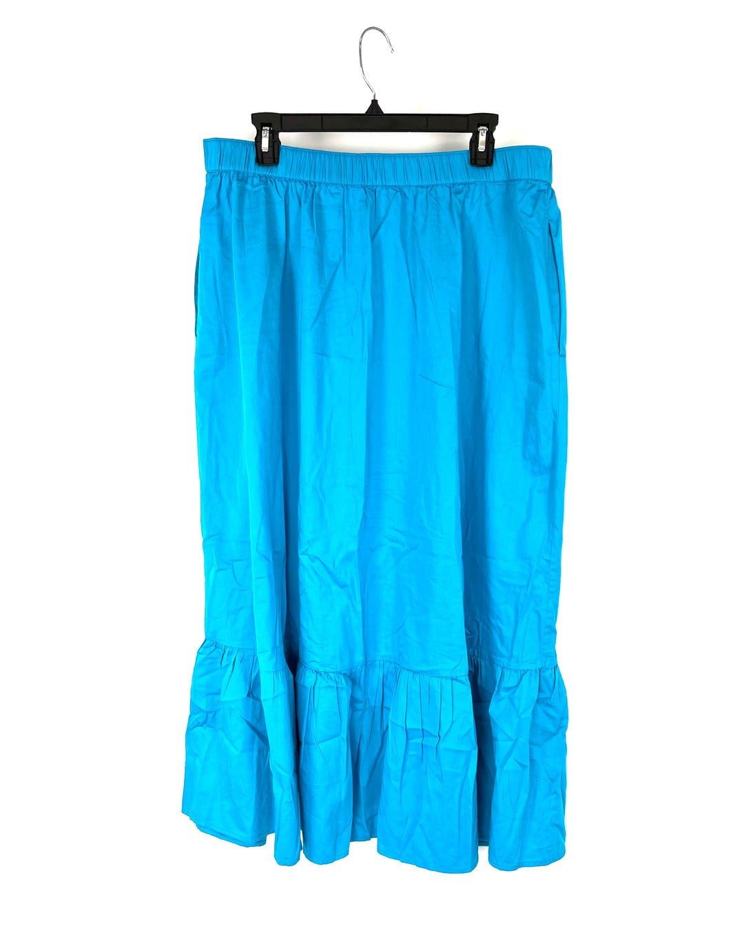 The Drop Teal Midi Skirt- Size Extra Extra Large