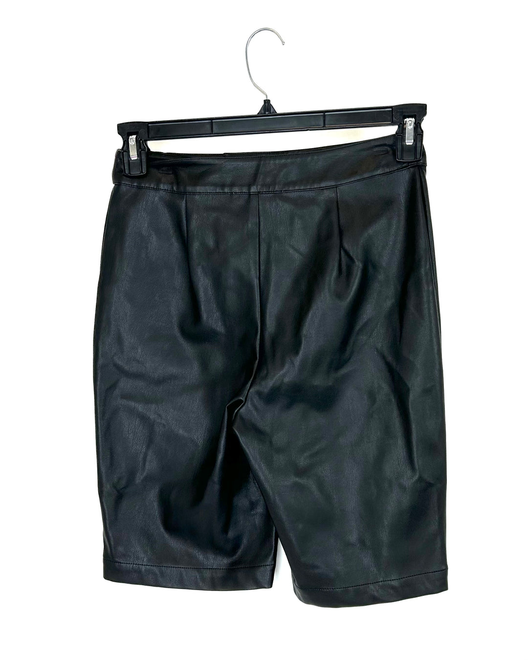 Faux Leather Shorts - Size 4