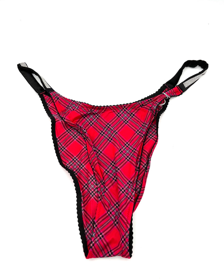 Victoria Secret Plaid Thong- Extra Extra Large