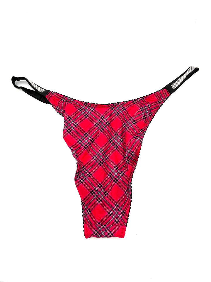 Victoria Secret Plaid Thong- Extra Extra Large