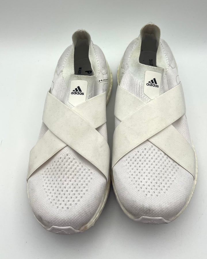 Adidas White Knit Sneakers - Size 7.5