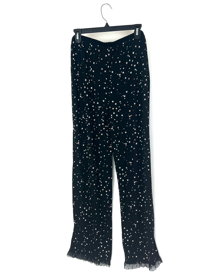 Black Star Patterned Sleep Set - 1X