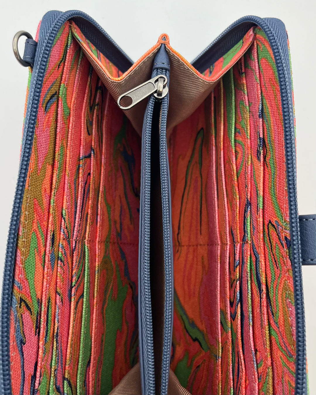 Bright Multicolor Dolphin Crossbody / Wristlet