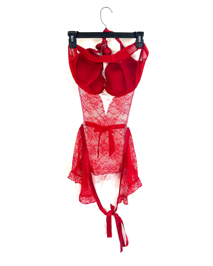 Victoria Secret Red Lingerie Apron - Extra Extra Large