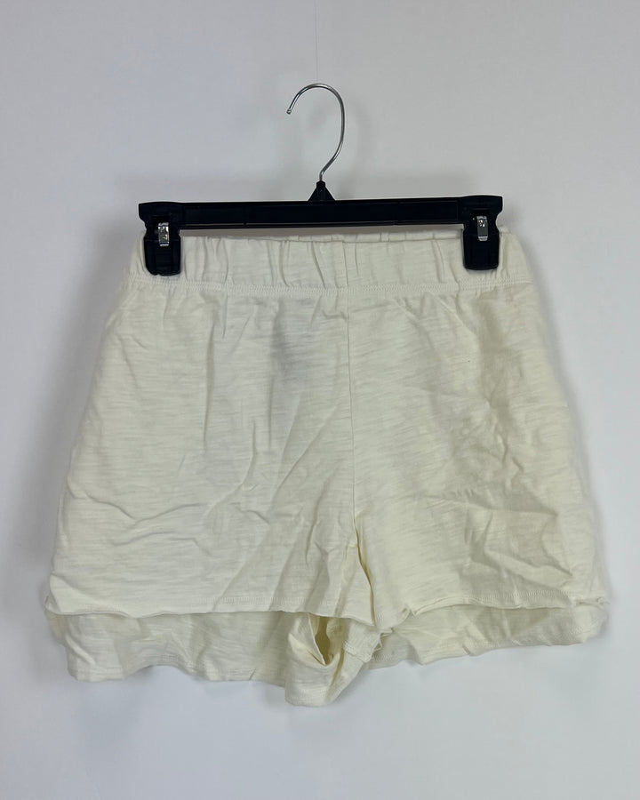 VS Pink Cream Shorts - Extra Extra Large