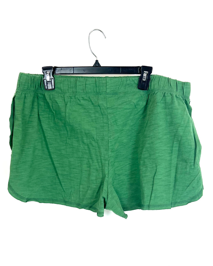 VS Pink Green Shorts - Extra Extra Large