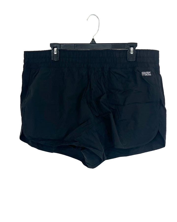 VS Pink Black Athletic Shorts - Extra Extra Large