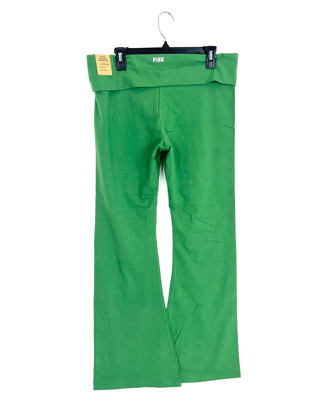 VS Pink Green Flare Pants - Extra Large