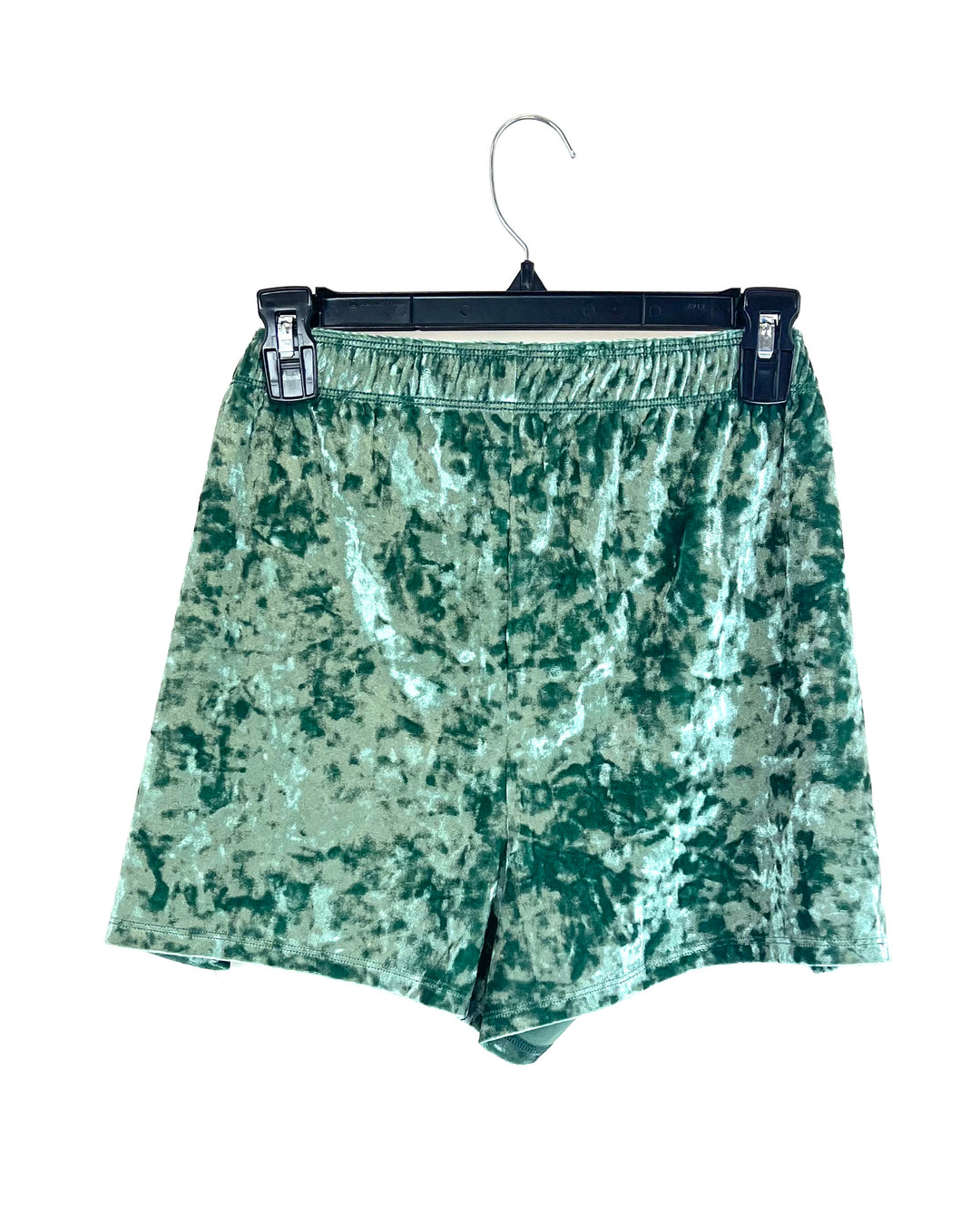 VS Pink Green Velvet Shorts - Extra Extra Large