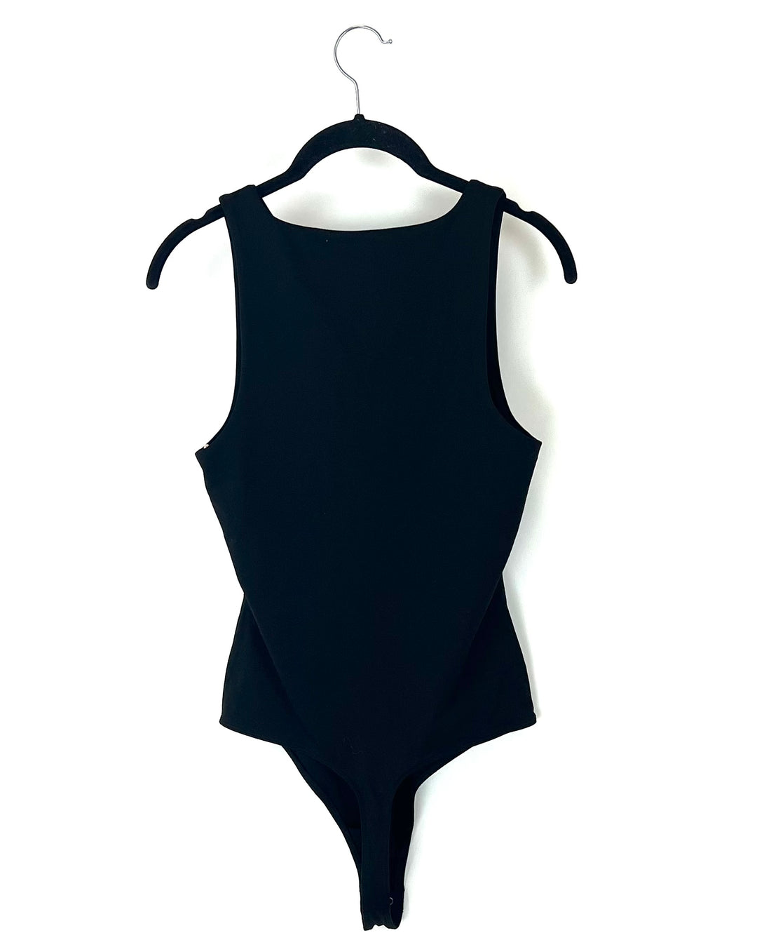 Black Crew Neck Bodysuit - Small