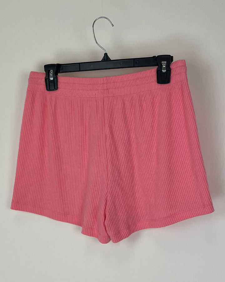 Bubblegum Pink Lounge Shorts - Small