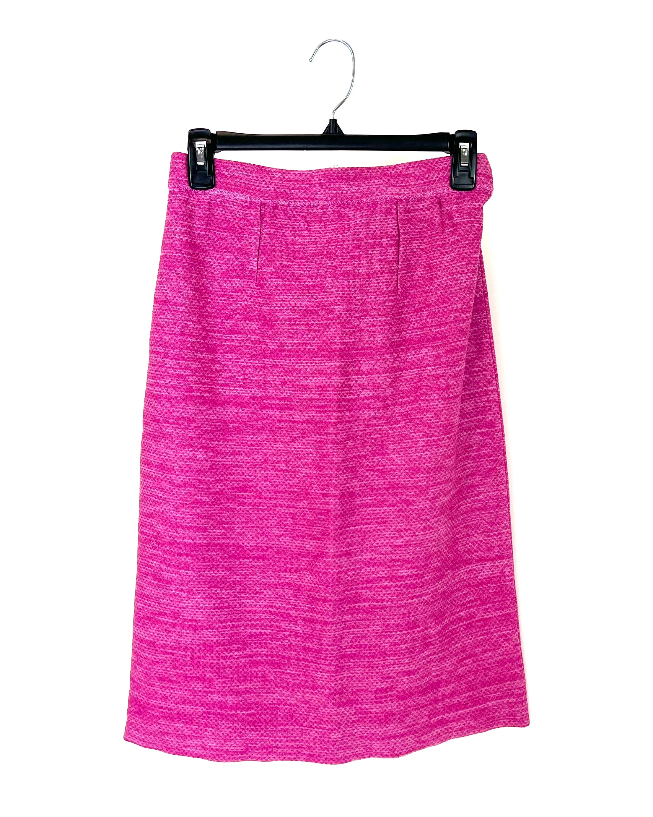 Cerise pink pencil skirt hotsell