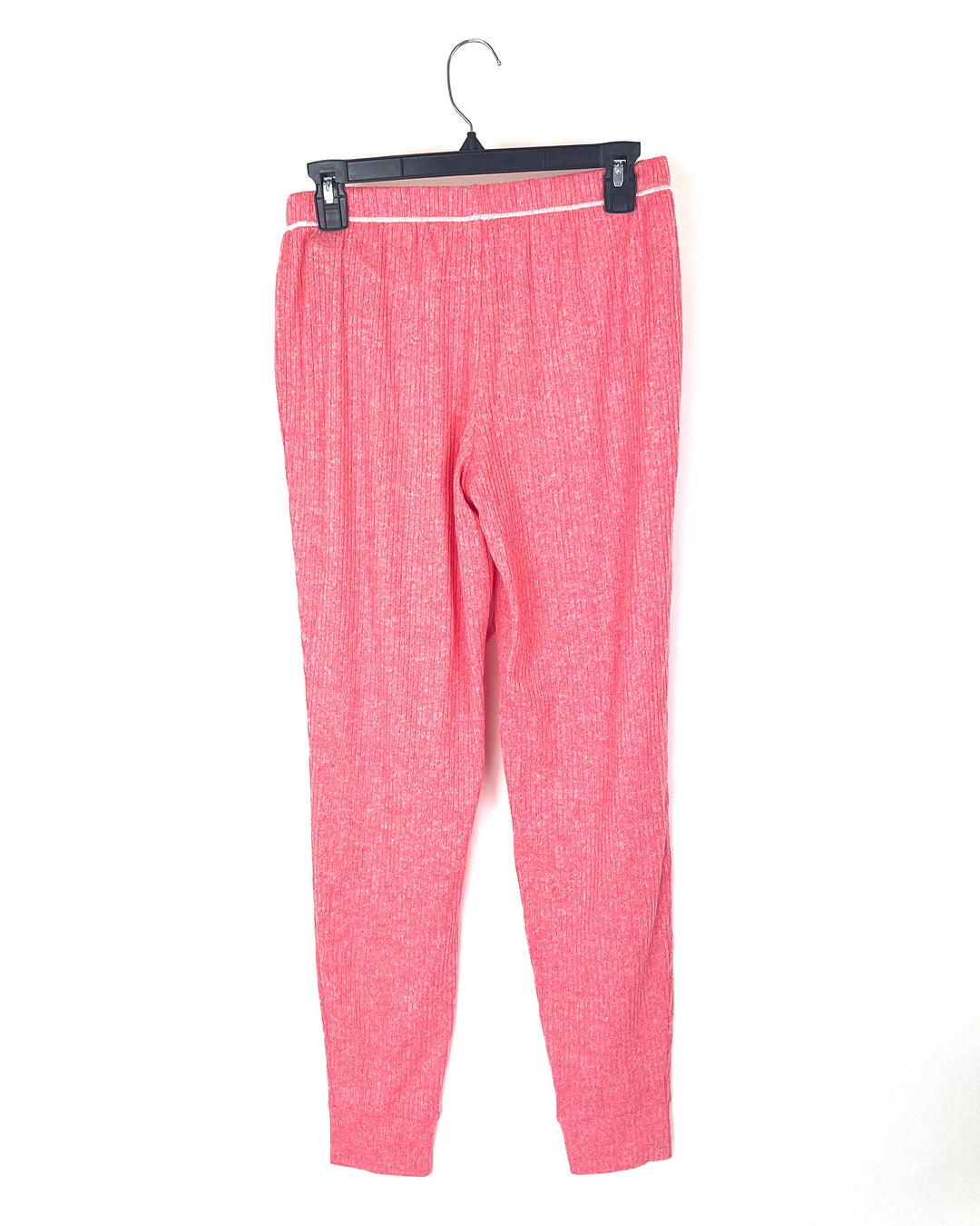 Coral Ribbed Sleep Joggers - Size 2-4