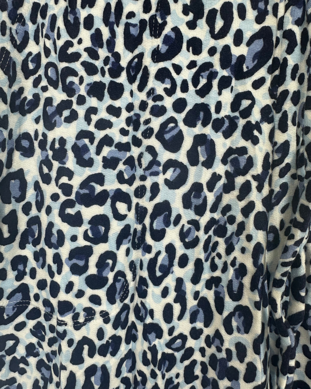 Blue Cheetah Print Lounge Pants - Size 4/6