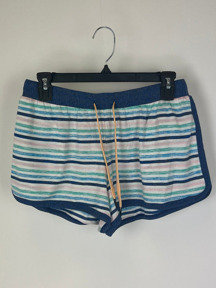 Striped Sleep Shorts- Size 2/4