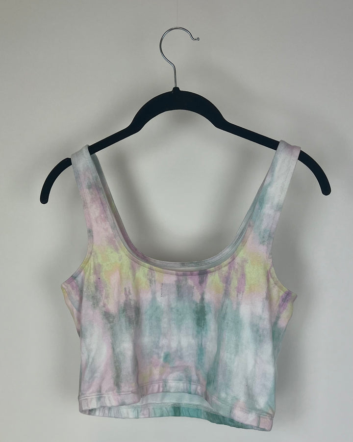 Pastel Tie Dye Sleep Tank - Size 2-4