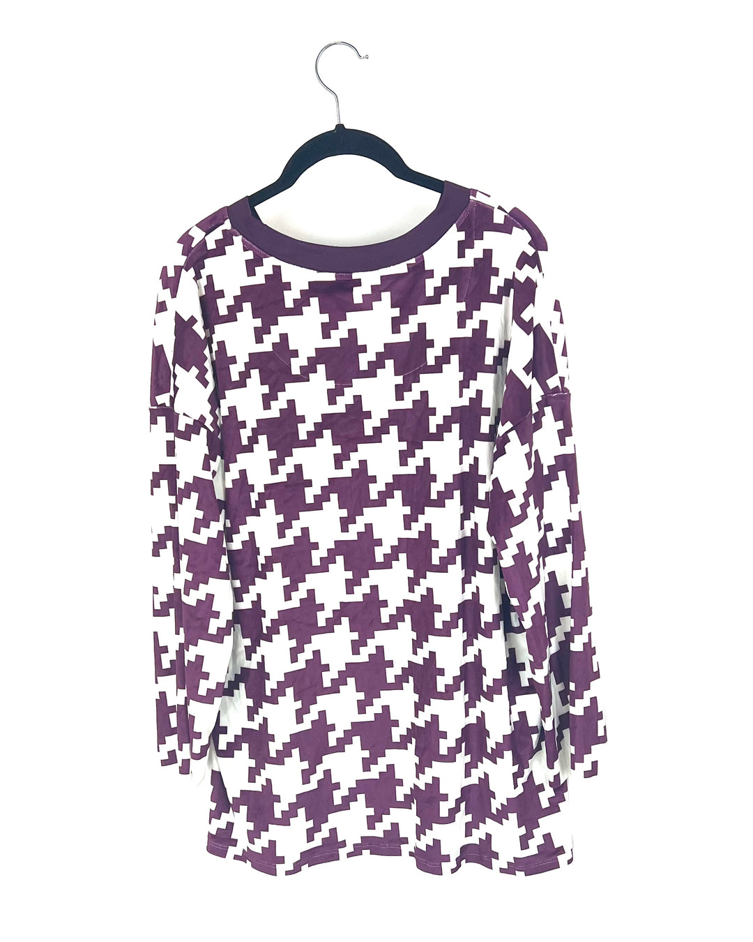 Fleece Geometric Top- Size 8/10