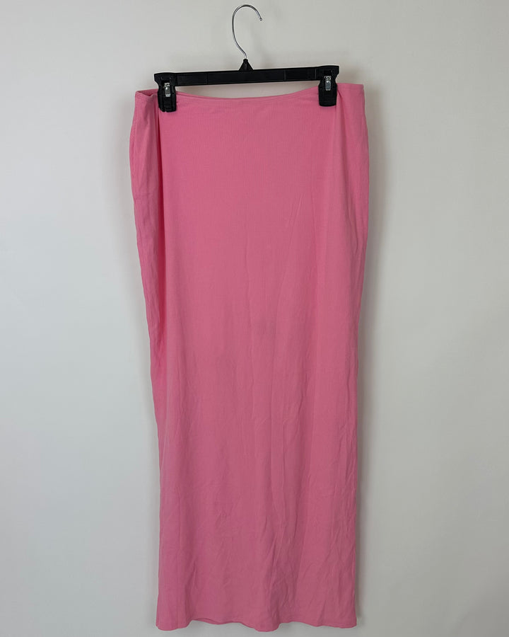 Superdown Pink Maxi Skirt - Extra Large