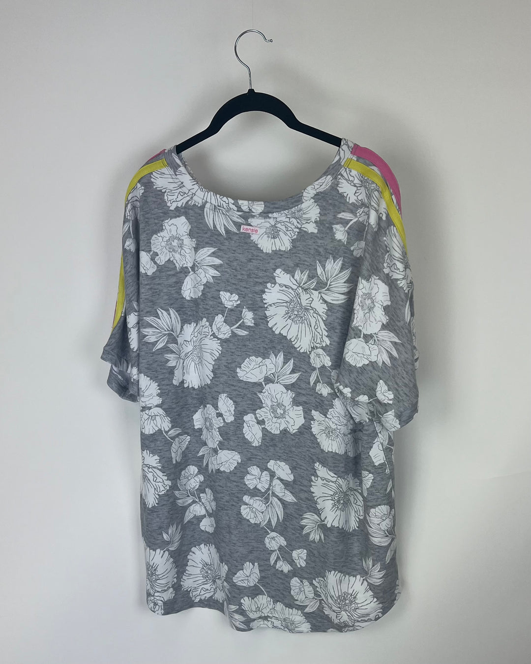 Floral Short-Sleeve Shirt- Size 1X