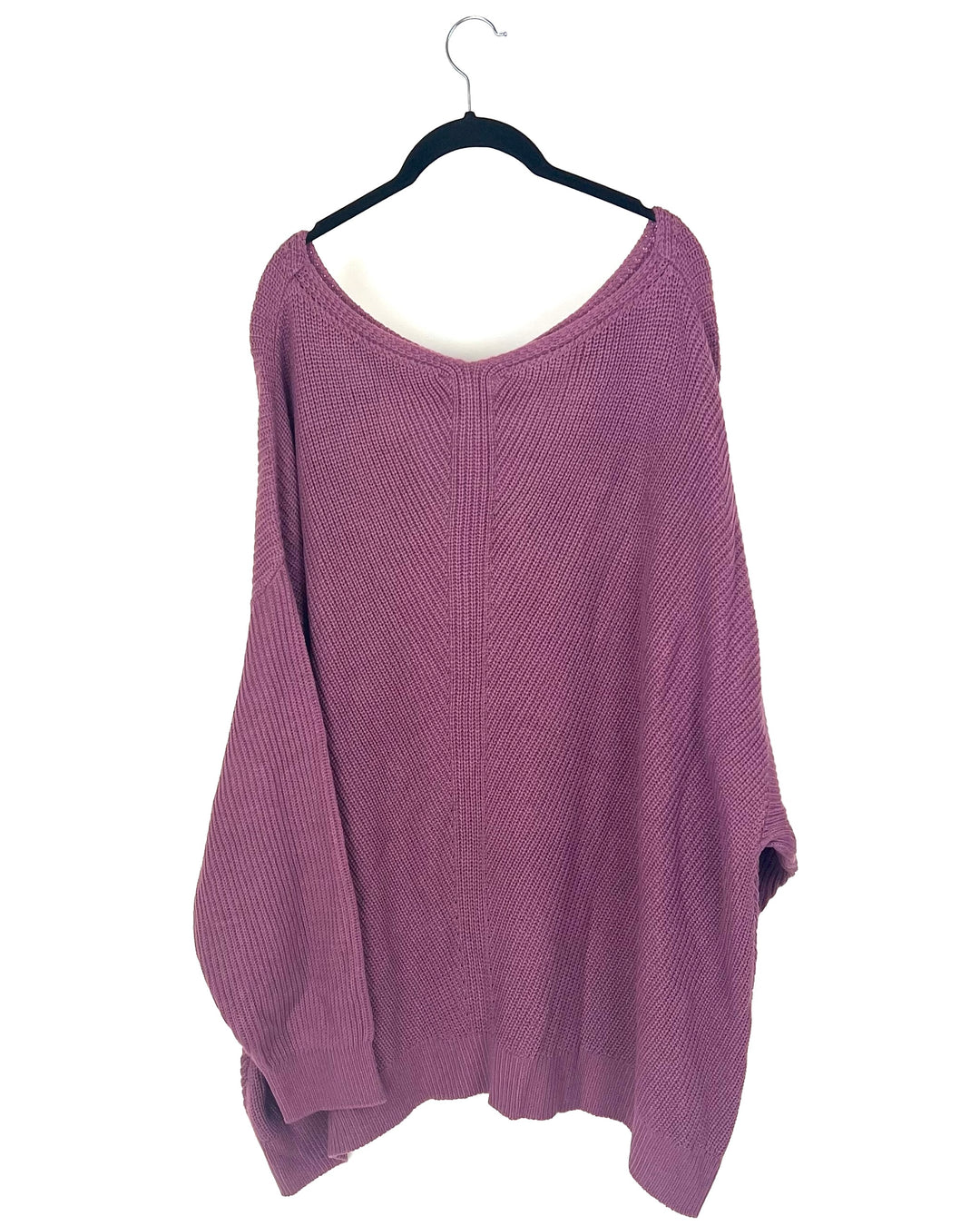 Mauve Knit Sweater - 4X