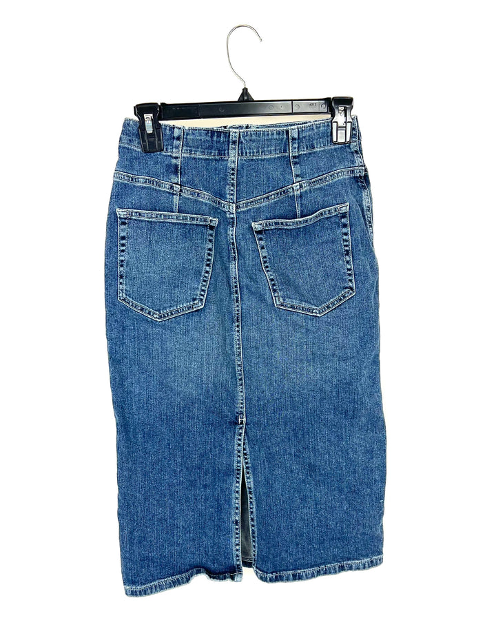 Adriano Goldschmied Denim Midi Skirt - Size 26