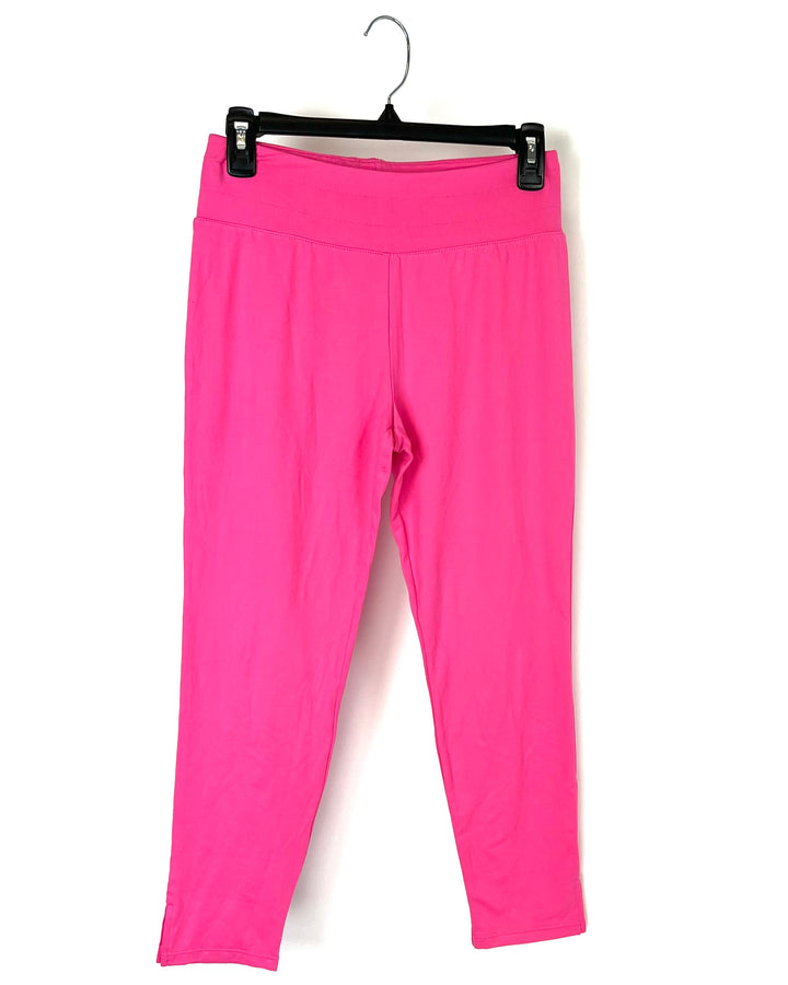 Pink Cropped Leggings - Size 4/6