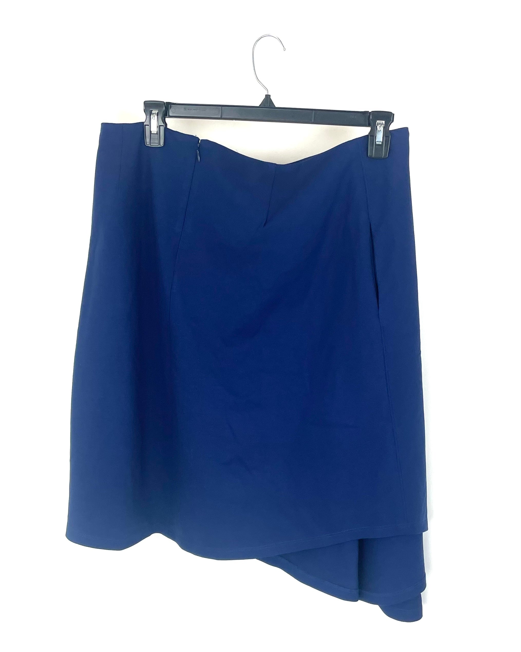 Dark royal blue skirt hotsell