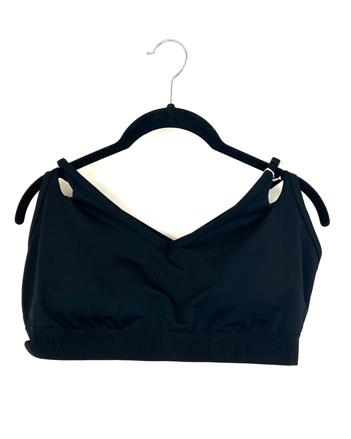 VS Pink Black Sports Bra - Extra Extra Large