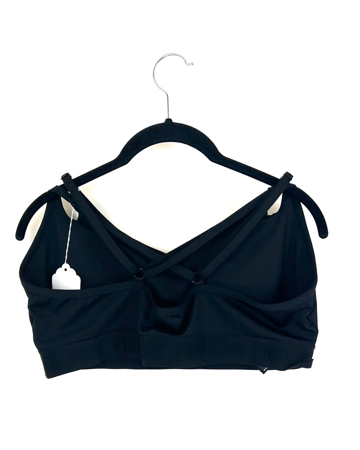 VS Pink Black Sports Bra - Extra Extra Large