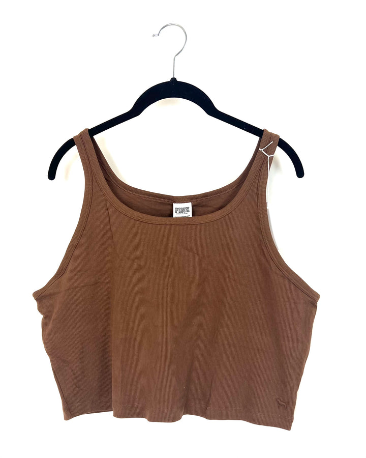 VS Pink Brown Top - Extra Extra Large