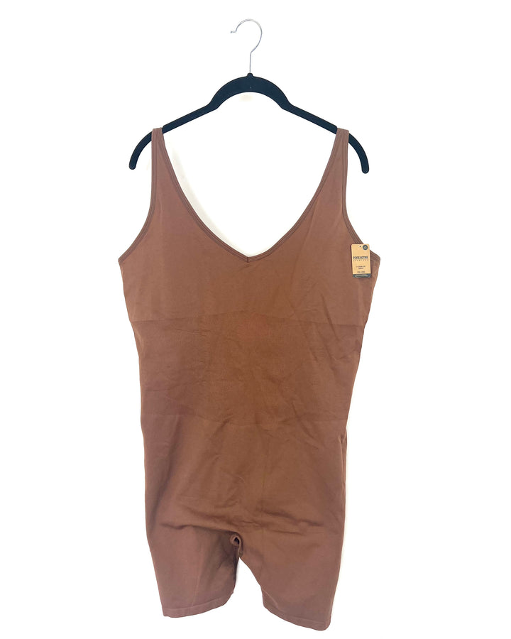 Pink Brown Bodysuit - Extra Extra Large