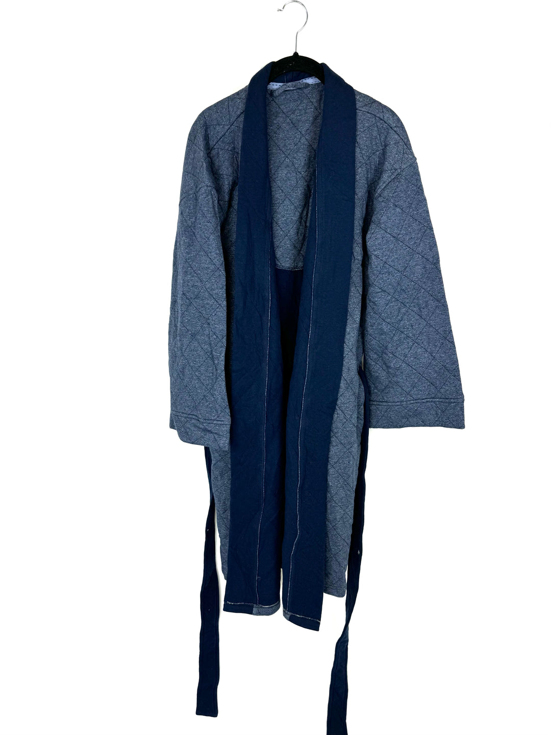 Blue Quilted Robe - 6/8