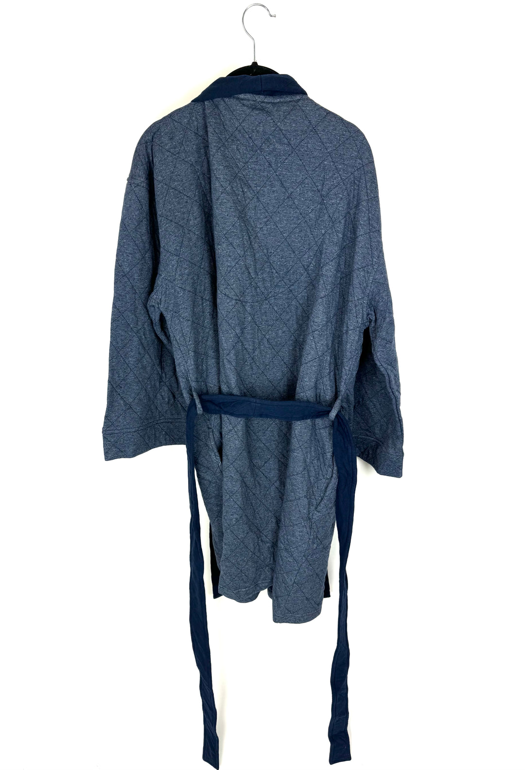 Blue Quilted Robe - 6/8