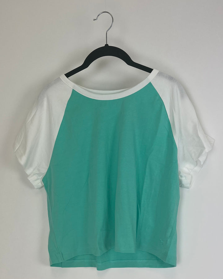 PINK Mint Green T-Shirt - Extra Extra Large