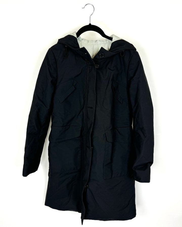 Black Winter Coat - Size 0/2