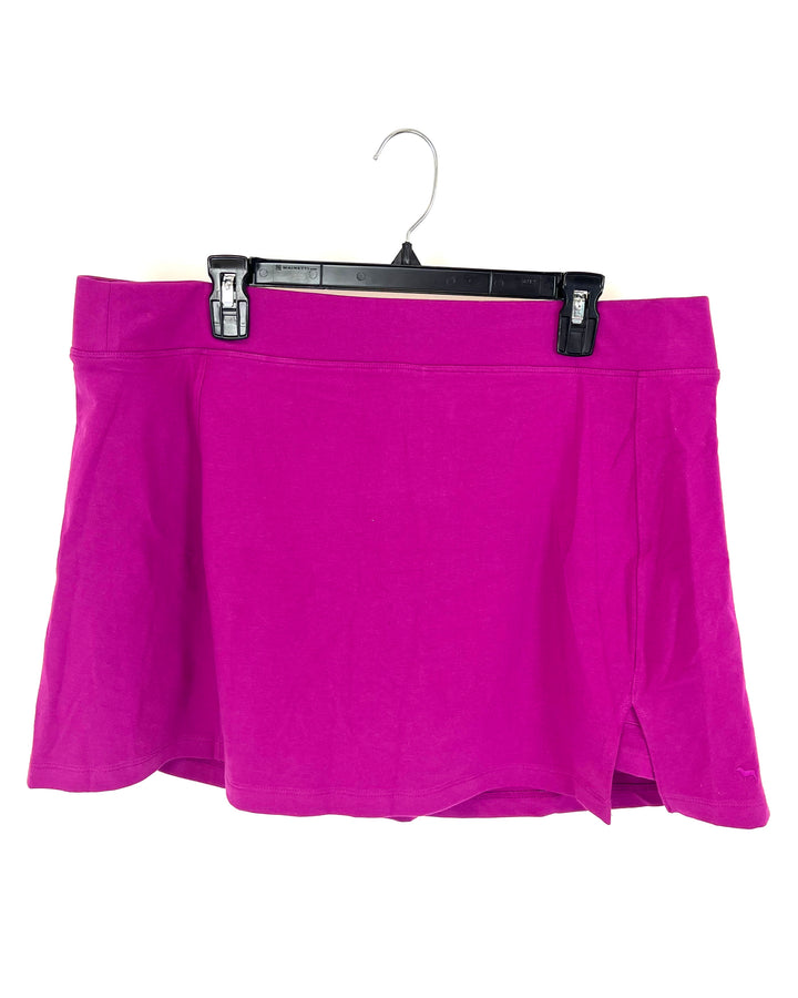 PINK Magenta Tennis Skirt - Extra Extra Large