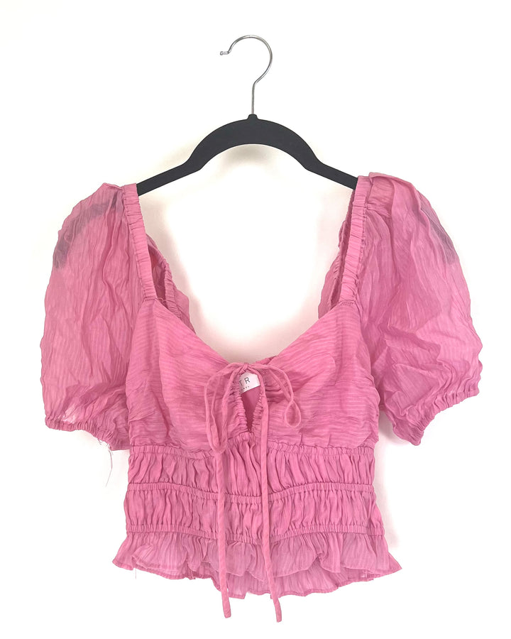 ASTR The Label Pink Top - Extra Small