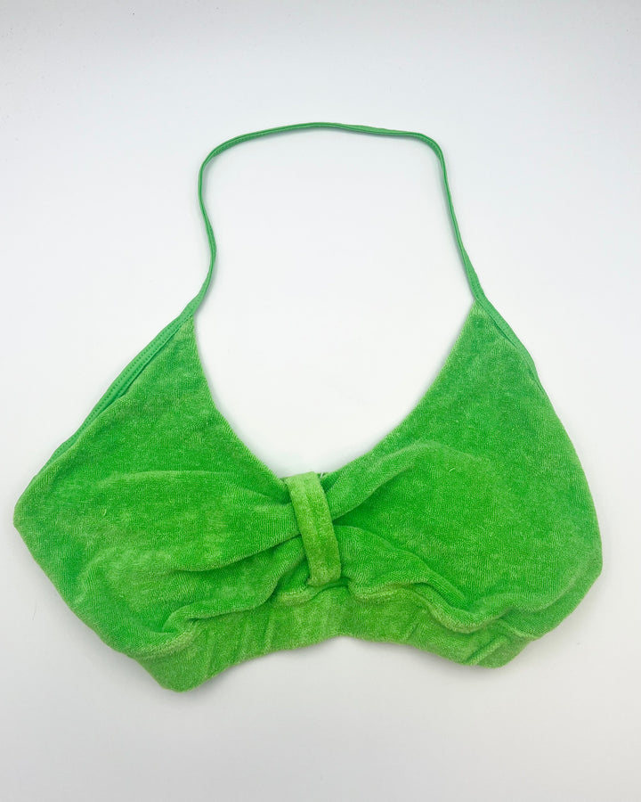 Vintage Souls Green Bra Top - Medium