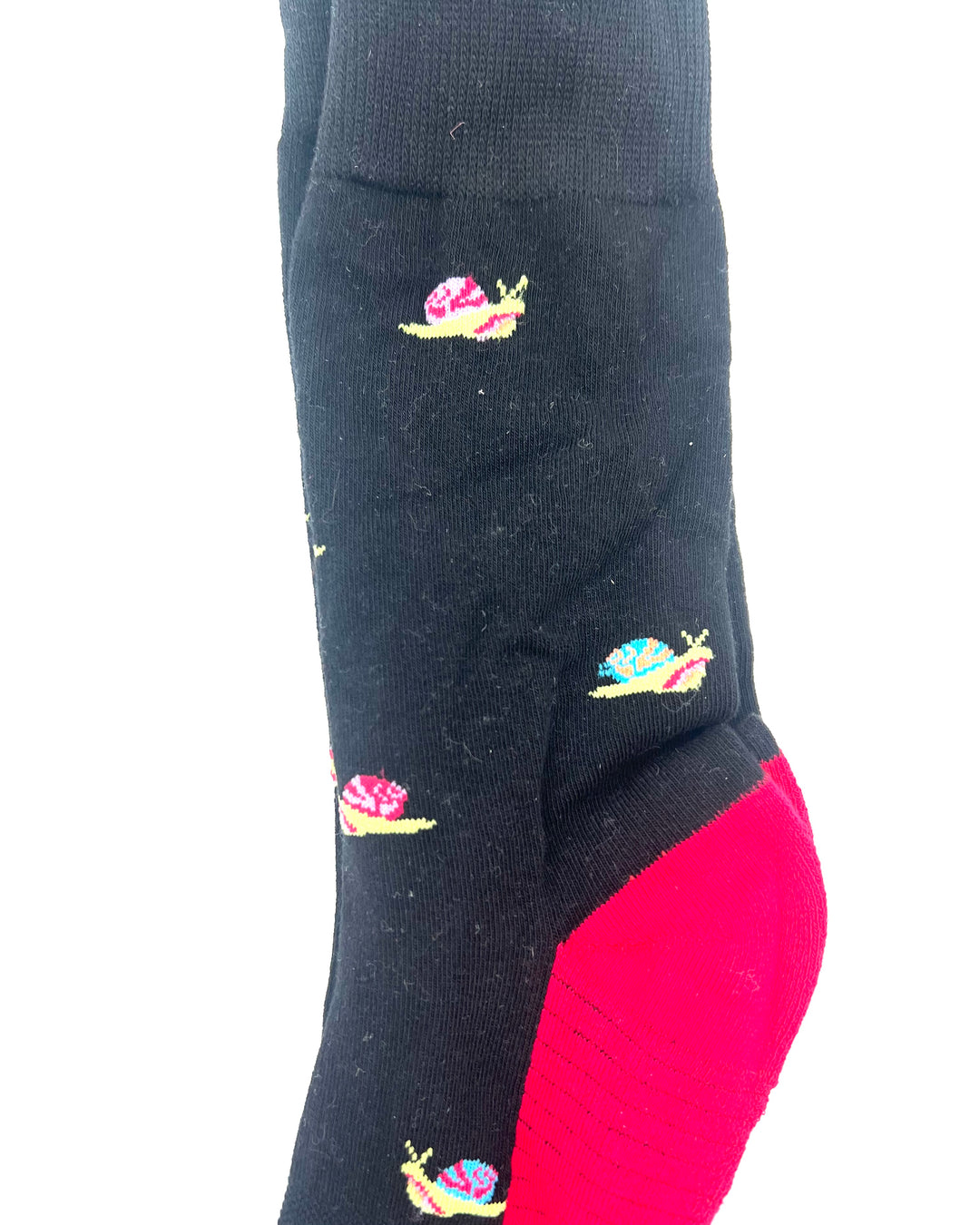 MENS Snail Pattern Crew Socks - One Size Fits Most