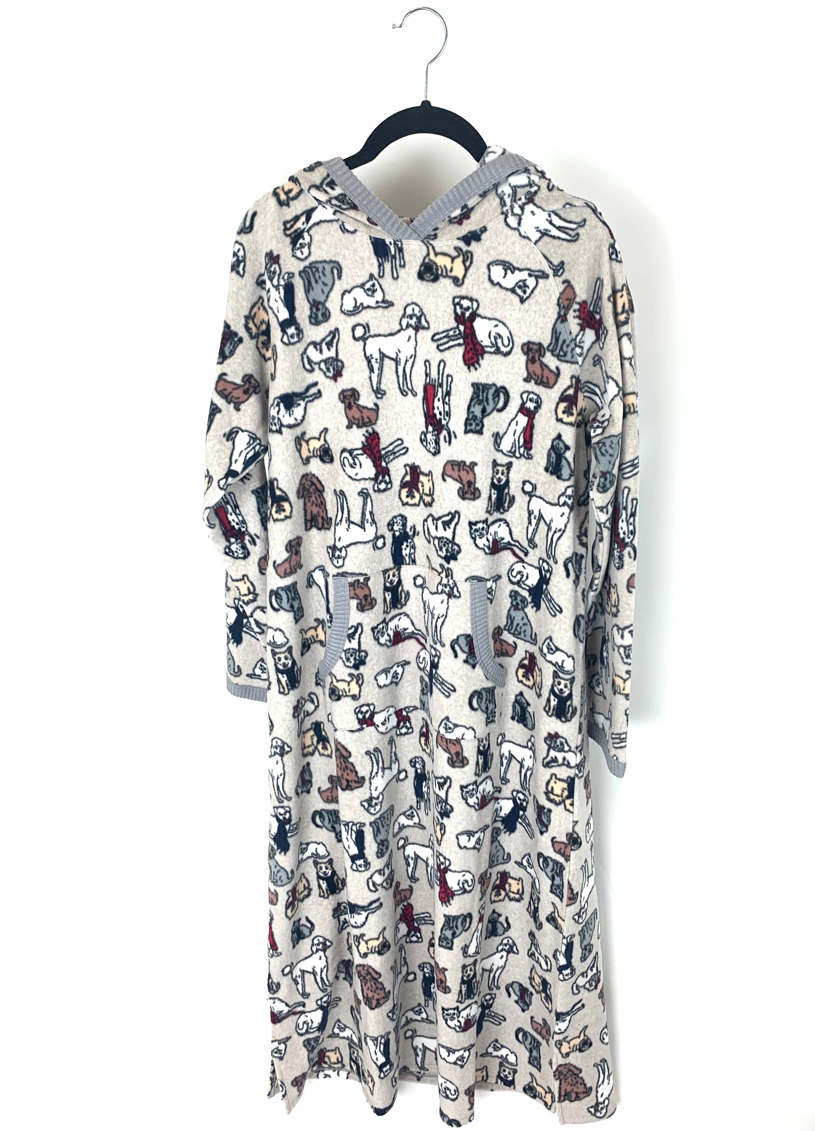 Fleece pajama dress best sale