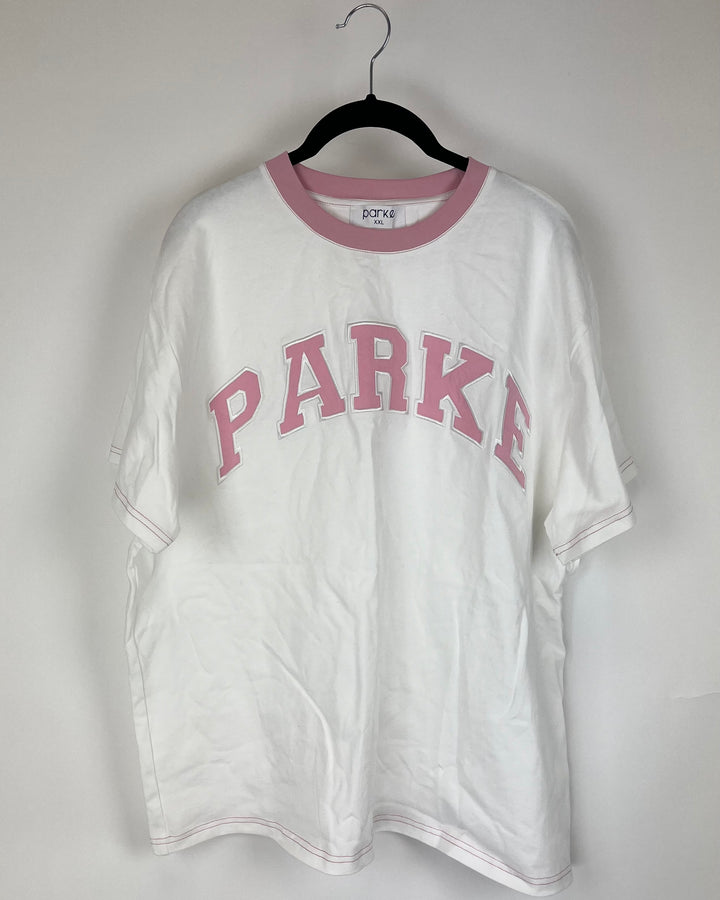 White Crew Neck T-Shirt - Extra Extra Large